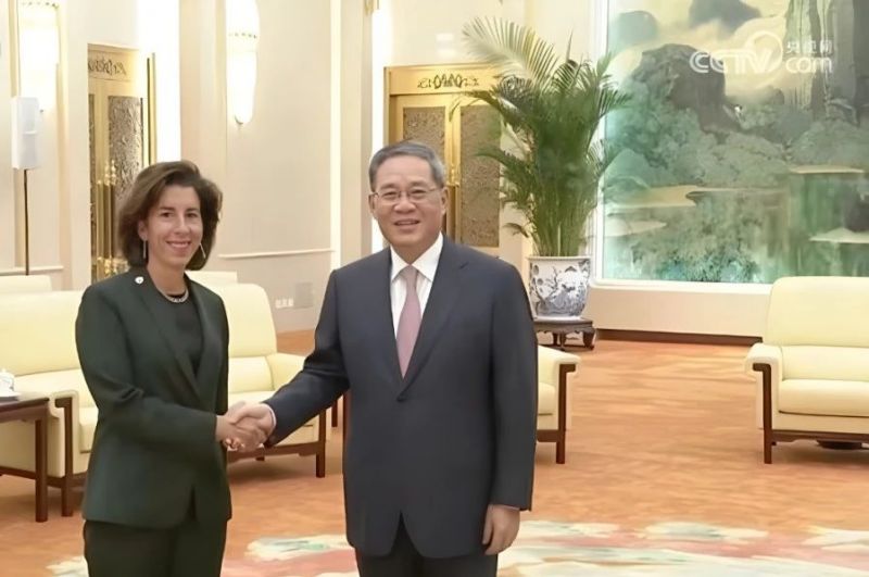 重磅！李强会见美国商务部长