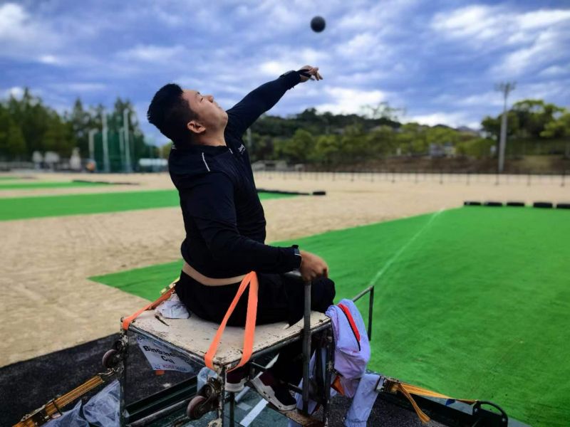 南京小伙蔡秉辰备战巴黎残奥会:载誉再出发! 南京小伙蔡秉辰备战巴黎残奥会:载誉再出发!