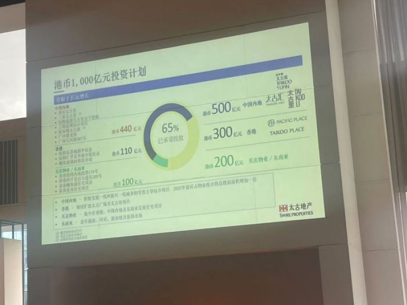 市场回温，太古地产启动内地首个住宅项目，500亿港元加持，预计2032年前内地楼面积翻倍 