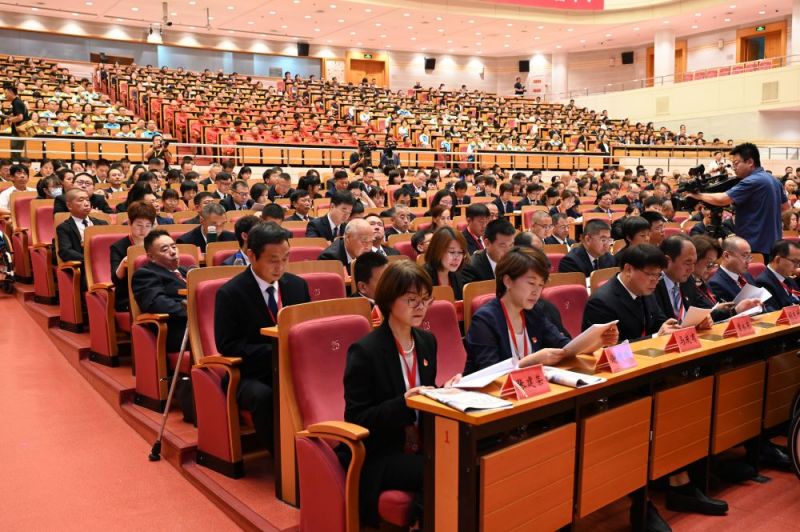 图为北京市残疾人联合会第八次代表大会现场 李映摄.jpg.jpg